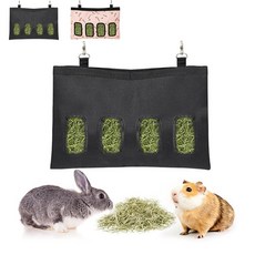 소동물 건초더미 토끼 건초통 친칠라 기니피그 사료 건초렉 주머니 건초 가방 대형, 체리 대형
