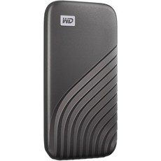 웨스턴 디지털 WDBAGF0020BRD-WESN 휴대용 SSD 2TB 빨간색 USB 3.2 Gen2 Type-c My Passport 최대 읽기 1050MB/s 외장 / 5년, 4TB_Gray
