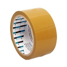 박스테이프 황색 폭 48mm 길이 40M 황토색 포장 박스 테이프, 1개