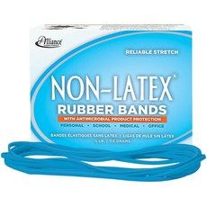 Alliance 항균 보호 기능이 있는 비라텍스 라텍스 고무 Alliance Non-Latex Latex Rubber Bands with Antimicrobial Protectio, 4, 1개