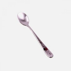 대명 스테인리스 컬러 플라워 티스푼 1P OPP포장 스테인리스 젓가락 컬러 홍 1P, 없음