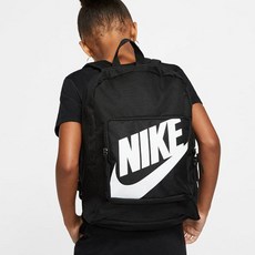 NIKE 經典LOGO後背包 BA5928-010, 黑色