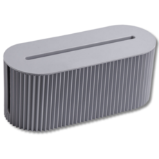 일리즈 안전보관 멀티탭 케이블 정리함, 그레이, 1개