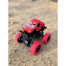 DIU 慣性越野車玩具超耐摔攀爬車模型兒童四驅車男孩玩具車寶寶小汽車, 1個, 慣性四驅車【紅】 ●:如圖