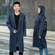 남자 오토바이 라이더 모자 우비 레인코트 세트 챙 비옷