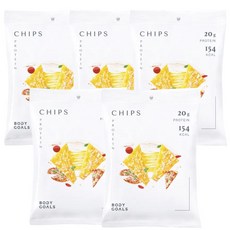 Body Goals 高蛋白脆片 義式披薩口味 高蛋白質 低卡零食, 35g, 5個