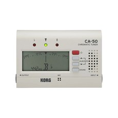 昕欣樂器 KORG CA-50 調音器 吉他/小提琴/管樂適用 高精度液晶顯示 可調校準值, 1個, 台製調音夾