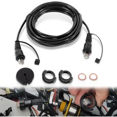 귀하의 010-10551-00 해상 네트워크 케이블 GMS 10 20피트분할 커넥터 및 방수 캡 포함 Garmin 내비게이션 화면 장치와 호환되는 RJ45용, 20-Feet