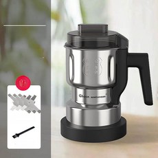 깨가는기계 믹서기 분말 습식 곡물 마늘 믹서 콩가는기계, 500ml + 예비 칼날 3개, 기본 색상