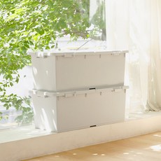 트레인 박스 높은형 2P, 라이트그레이+아이보리