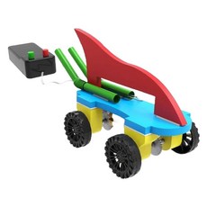 과학교실 기어조종 사륜구동 레이싱카 조립키트/ 과학체험교실 동력전달 조종놀이, 1개