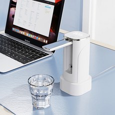 NEW 버전 원터치 F형 무선 워터 펌프, 화이트, 1개