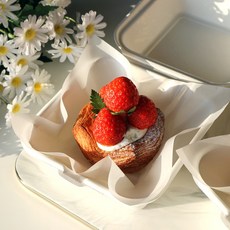 미니 유산지 (무지) 10장 / 펄프 도시락 전용 사이즈, 1개, 1세트