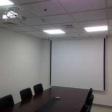 YCNS 수동스크린 롤스크린 벽걸이 천장 겸용 가벼운 프로젝션 스크린 반자동스크린 빔스크린, 04) 120인치 (화면크기 2400x1800mm)