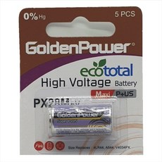 골든파워 4LR44 28A PX28A A544 L1325 A1414 V34PX R252 알카라인 건전지 - 1알 리모콘 배터리, 1개입, 1개