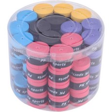 스쿼시그립 핸들 라켓그립 테니스 배드민턴 및 스쿼시 땀 흡수제 오버 그립을 위한 헤모톤 60Pcs 라켓 그립 테이프 슬립 밴드는 플레이 중 제어 그립력 향상을 위해 사용됩니다