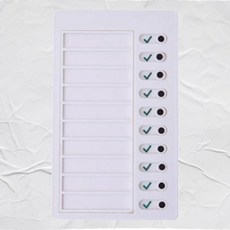 어린이 보드 휴대용 화이트보드 일정관리 메모판, 상세페이지 참조