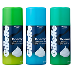질레트 포오미 레몬라임 멘솔 센서티브스킨 175G 3개세트, 1세트, 175ml