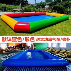 워터파크 야외 수영장 물놀이 에어풀장 에어바운스 펜션 물놀이장, 10m x 10m x 80cm 높이