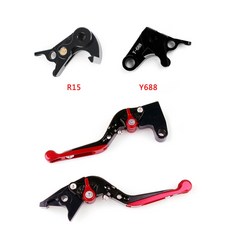 Yamaha YZF R1/R1M/R1S 15-22 YZF R6 17-22 MT09 21 可折版拉桿, 紅色, 1個