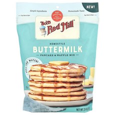 Bob's Red Mill 홈스타일 버터밀크 팬케이크 와플 믹스 567g(20온스)