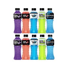 [드링킹] 파워에이드 600ml 5종 혼합 마운틴+퍼플+스칼렛+제로+라임 x 2개씩 (총), 10개