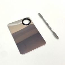 메이크업 믹싱 팔레트 스파츌라 세트 소형, 1개