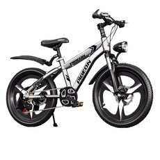 여아 입문용 두발자전거 20인치 저학년자전거 18인치, 18 인치, T. 실버 (일체형 휠+7단)