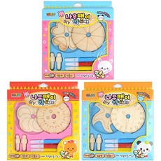 해피프렌즈 DIY 1500 나무 팽이 만들기 세트 어린이 색칠놀이 장난감