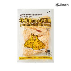 도톰하고 고소 담백한 지앤씨 전갱이 아지 후라이 튀김 안주 총700g, 1개