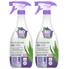 바이오스타 유리거울 클리너 알로에베라 700ml 2개, 700L