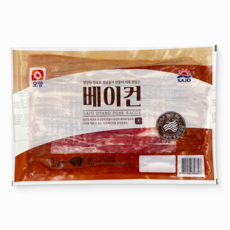 [먹고사는이야기] 사조오양 베이컨 대 1kg 삼겹부위 29cm, 4개