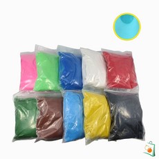 OS 데코샌드 색모래 1kg 하늘 공예DIY 컬러모래