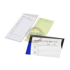 마스온 업무 일주일 위클리 접착 메모지 30매 색상임의