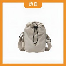 無品牌斜背水壺袋, 1個, 奶白 斜背水壺袋, 奶白