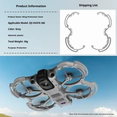 DJI Avata 360용 드론 프로펠러 가드 경량 충돌 방지 범퍼 스트립 보호 액세서리, 01 gray