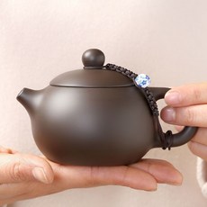 純手工紫砂茶壺功夫茶具泡茶壺紫砂大容量西施仿古家用泡茶單壺, 1個, 小容量西施壺180ml【光面】