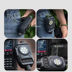 Senheix No.1 핸드헬드 마이크 블루투스 버전 스피커 듀얼 PTT 플래시 라이트 (GT-12 용), 01 Hand Microphone