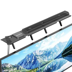 Soundbar Mount No Drilling Steel TV Top Shelf Fits Most of Sound Bars Up to 15 Lbs Universal Bar, Soundbar Mount, No Drilling St