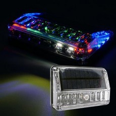 자석고정 태양열 LED경광등 고급형 터치스위치, 1개, 상세페이지 참조