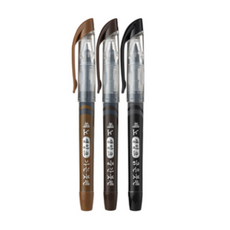 제노 붓펜 가는붓 중간붓 굵은붓 1개입 3개입 6개입 12개입, 3개입(각1개), 혼합형