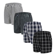 트라이 남성용 편안한 데일리 선염 트렁크팬티 4종세트