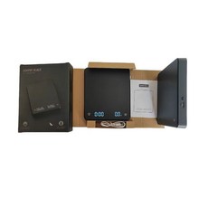 桃園出貨 咖啡秤 自動手沖秤 計時電子秤 USB充電款, 磨砂黑（側邊實體開關）, 1個
