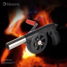 휴대용 핸디 송풍기 바베큐 숯불 바람 불지피기