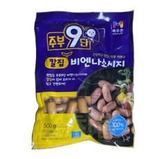 목우촌 주부9단 칼집비엔나 소시지, 1개, 500g