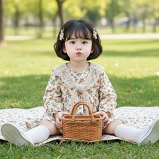 몽실이 레이스숄 플라워 원피스