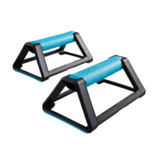 에이든 논슬립 팔굽혀펴기 푸쉬업바 2p, 블루블랙, H형