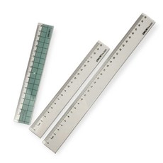 플라스틱 문구 자 18cm 20cm 30cm 사무용 측정자, 1개