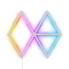 나노리프 라인 Lines 9pack 스타터 키트 인테리어조명 벽조명 데스크테리어 스마트조명, 화이트