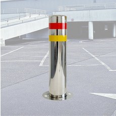 물류센터하역장 진입제한 스테인레스 볼라드 앙카형 165파이 700H 일자형 안전 기둥 시설, 단일사이즈, 1